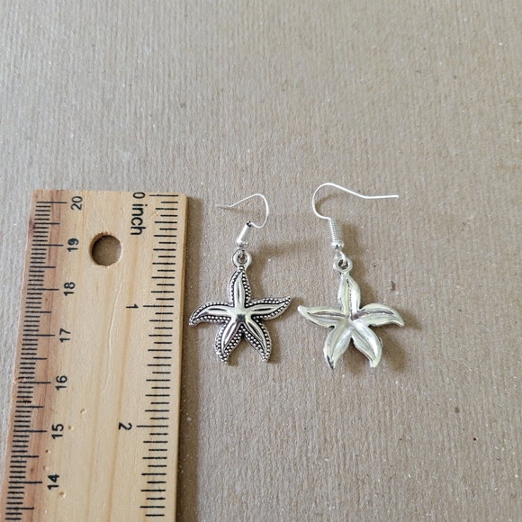 Starfish earrings - Picture 2 of 2